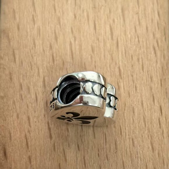 Pandora New Orleans Exclusive Travel Heart Charm Pendant, S925 Silver Bracelets - Picture 4 of 4